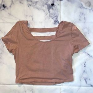 Thrifted cropped shirt